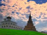 Башня Сююмбике и дворцовая церковь. Казань Башня Сююмбике и дворцовая церковь. Казань