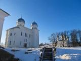 Новгород. Свято-Юрьев мужской монастырь. Георгиевский собор. Новгород. Свято-Юрьев мужской монастырь. Георгиевский собор.