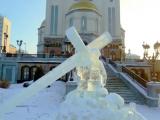 Екатеринбург. Храм на крови. Конкурс ледяных скульптур. Екатеринбург. Храм на крови. Конкурс ледяных скульптур.