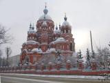 Казанская церковь с улицы Баррикад Казанская церковь с улицы Баррикад