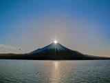 ダイヤモンド富士 山中湖-水ヶ久保