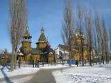 Wooden churches (Храмовый комплекс на Харьковской горе) Wooden churches (Храмовый комплекс на Харьковской горе)