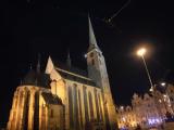 Church Bathed in FloodLight Church Bathed in FloodLight