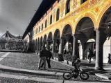 gioiello rinascimentale, la Piazza Ducale di Vigevano venne costruita per volere di Ludovico Maria Sforza detto il Moro a partire dal maggio 1492.. gioiello rinascimentale, la Piazza Ducale di Vigevano venne costruita per volere di Ludovico Maria Sforza detto il Moro a partire dal maggio 1492..