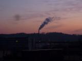 Dusk in Oberwinterthur skyline