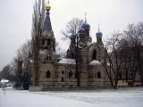 Russisch-Orthodoxe Kirche im Winter
