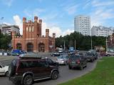 King's Gate, Lithuanian Wallstreet Kaliningrad (Königstor, Litauer Wallstraße Königsberg), Aug. 2011. King's Gate, Lithuanian Wallstreet Kaliningrad (Königstor, Litauer Wallstraße Königsberg), Aug. 2011.