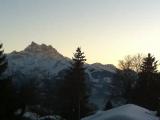 Villars sunset