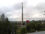 Pohled z napájecí stanice ČD Benešov, 30.05.2009. Pohled z napájecí stanice ČD Benešov, 30.05.2009.