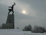 Monument in Peremilovo WWII, The battle of Moscow