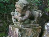 三滝寺 鎮守堂狛犬(右) 2008.01.04 三滝寺 鎮守堂狛犬(右) 2008.01.04