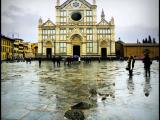 Reflections of rain the Basilica of Santa Croce...© by leo1383