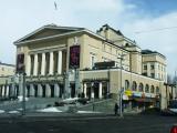 Tampere, Finlandia - budynek teatru. Tampere, Finlandia - budynek teatru.