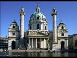 Wiedeń, Karlsplatz - Kościół św. Karola Boromeusza; Karlskirche Wiedeń, Karlsplatz - Kościół św. Karola Boromeusza; Karlskirche