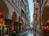 Famous shopping street Laubengasse Famous shopping street Laubengasse