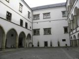 PARDUBICE - státní zámek, nádvoří / courtyard state castle