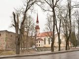 Poltsamaa castle and church Poltsamaa castle and church
