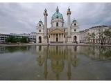 Vienna. St. Charles church, from 1737 Vienna. St. Charles church, from 1737
