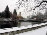 Winter in Riverfront Park Winter in Riverfront Park