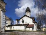 Pskov. Church of Rise of the Starovoznesensky monastery. Pskov. Church of Rise of the Starovoznesensky monastery.