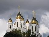 Калининград. Купола Храмов Христа Спасителя и Петра и Февронии / Kaliningrad. Dome of the Cathedral of Christ the Saviour and Peter and Fevronia