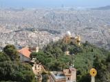 Barcelona, panorama- view from Tibidabo Barcelona, panorama- view from Tibidabo