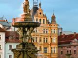 Brunnen am Stadtplatz von Budweis Brunnen am Stadtplatz von Budweis