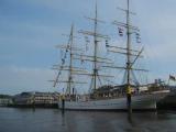 Segelschulschiff Deutschland in der Lesummündung