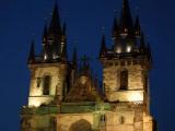 June nights in Prague .... Týnský Chrám.