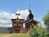 Илимский острог и Казанская часовня. Тальцы Илимский острог и Казанская часовня. Тальцы