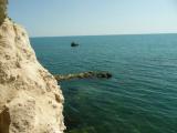 Вид на море из подземного хода 35-й батареи Вид на море из подземного хода 35-й батареи