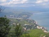 Alushta view from the Kastel mountain Alushta view from the Kastel mountain