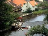 1998, Repubblica Ceca, Cesky Krumlov, la Moldava