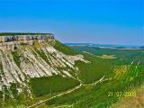 Крым. Чуфут-Кале. Вид с плато. Крым. Чуфут-Кале. Вид с плато.