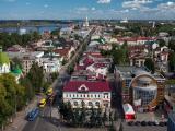 Рыбинск с высоты птичьего полета. Рыбинск с высоты птичьего полета.