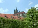 Zamek (castle) Hrancany. Widok z ogrodów Wallenstein'a. Zamek (castle) Hrancany. Widok z ogrodów Wallenstein'a.