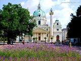 Vienna (Austria) - Karlskirche (St.Charles Borromeo Church) Vienna (Austria) - Karlskirche (St.Charles Borromeo Church)