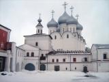 Вологда. Вид с Архиерейского двора на Софийский собор 