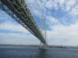 明石海峡大橋 ジャンボフェリーより 明石海峡大橋 ジャンボフェリーより