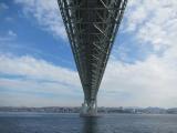 明石海峡大橋 ジャンボフェリーより 明石海峡大橋 ジャンボフェリーより
