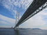 明石海峡大橋 ジャンボフェリーより 明石海峡大橋 ジャンボフェリーより