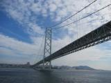 明石海峡大橋 ジャンボフェリーより 明石海峡大橋 ジャンボフェリーより