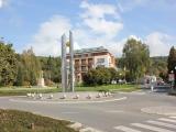 Luhačovice, náměstí 28. října Luhačovice, náměstí 28. října