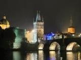 Prague_Le Pont Charles la Nuit