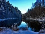 Осенняя Суна перед водопадом Кивач Осенняя Суна перед водопадом Кивач