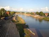 Nan Boat Racing Festival,สะพานพัฒนาภาคเหนือ,งานประเพณีแข่งเรือยาวเมืองน่าน,Nan River,Muang,Naivieng,Nan,ในเวียง, อ.เมืองน่าน,น่าน