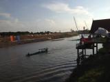 Nan Boat Racing Festival,สะพานพัฒนาภาคเหนือ,งานประเพณีแข่งเรือยาวเมืองน่าน,Nan River,Muang,Naivieng,Nan,ในเวียง, อ.เมืองน่าน,น่าน