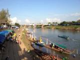 Nan Boat Racing Festival,สะพานพัฒนาภาคเหนือ,งานประเพณีแข่งเรือยาวเมืองน่าน,Nan River,Muang,Naivieng,Nan,ในเวียง, อ.เมืองน่าน,น่าน