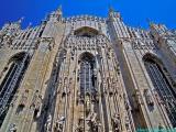 Milano, Piazza del Duomo. Veduta dell'abside laterale destra della cattedrale milanese