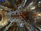 Sagrada Familia's roof panorama